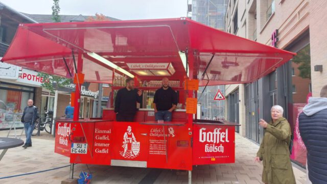 Porzer Herbstmarkt 2025 - Gaffel Kölsch Bierwagen